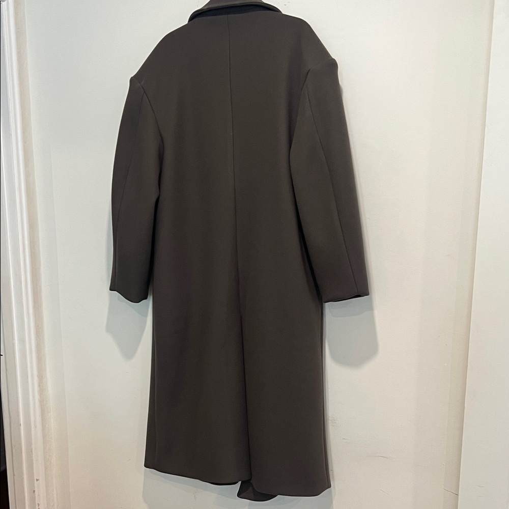 Source Unknown Wallis Oversized Grandpa Coat- Grey Medium - Picture 14 of 14
